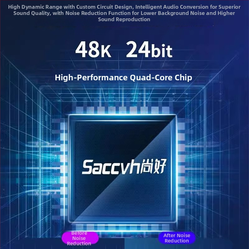 SH560Pro mobilná zvuková karta pre živé vysielanie, určená pre gitaru a spev — interné audio rozhranie, značka Not bad