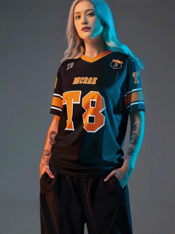 Tricou Tate McRae 2025 Unisex, Guler Rotund, Mâneci Scurte, Croi Lejer, Imprimare Digitală cu Desen Cartoon