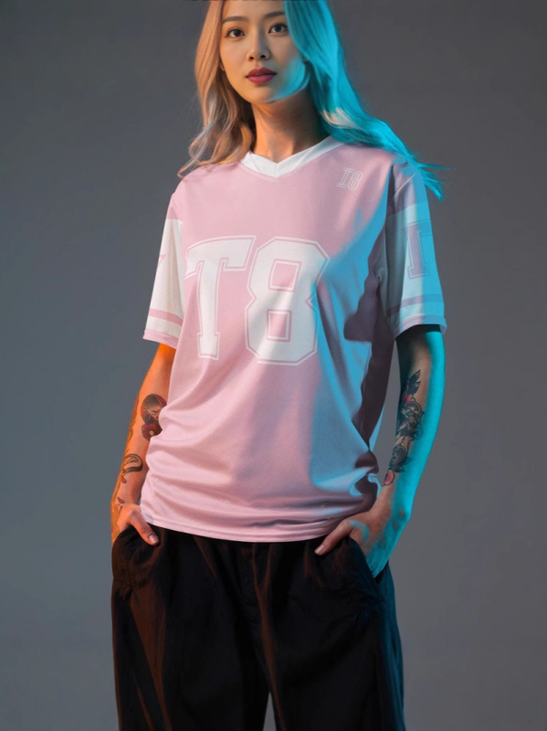 Tricou Tate McRae 2025 Unisex, Guler Rotund, Mâneci Scurte, Croi Lejer, Imprimare Digitală cu Desen Cartoon