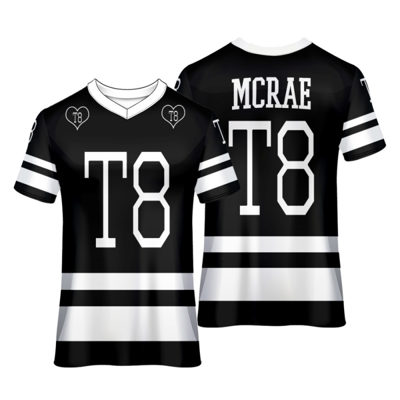 Tricou Tate McRae 2025 Unisex, Guler Rotund, Mâneci Scurte, Croi Lejer, Imprimare Digitală cu Desen Cartoon