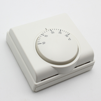 Mechanikus termosztát HVAC rendszerekhez, falra szerelhető, 220V, hőmérséklet-szabályozás központi klímához és padlófűtéshez