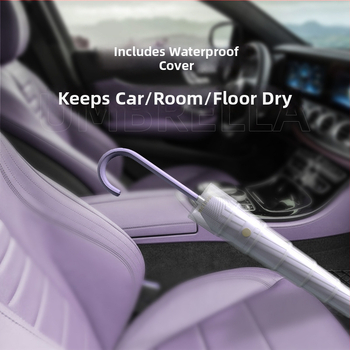 Чадър с дълга дръжка, 16 ребра, водоустойчив, автоматично отваряне, възможност за печат на лого