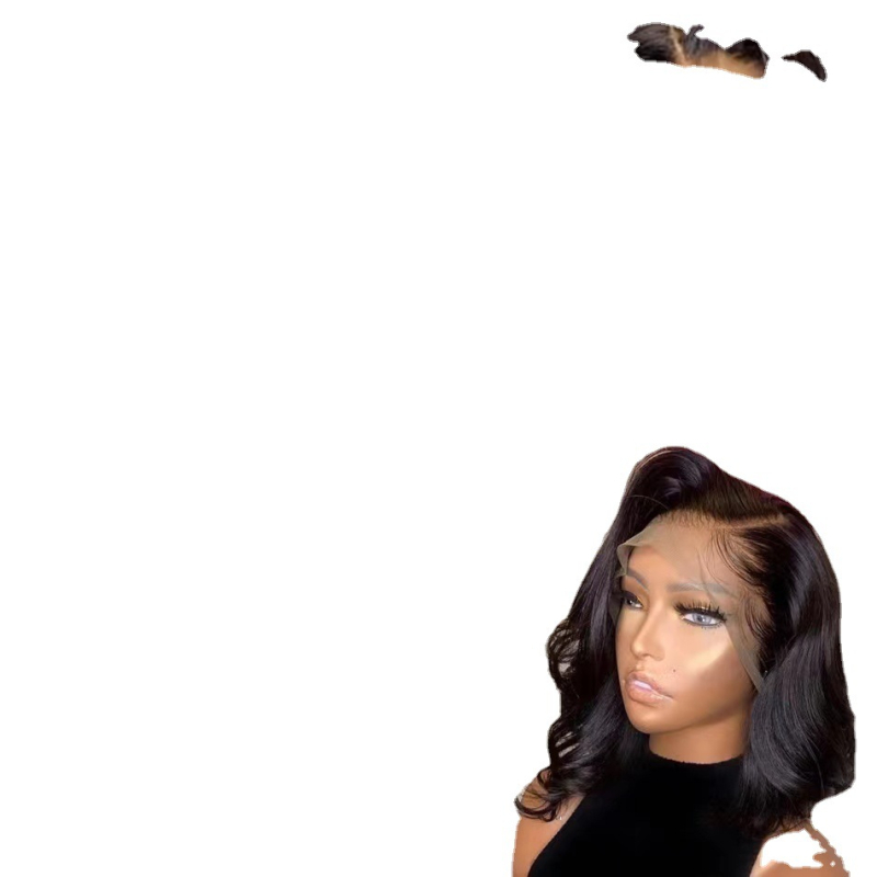 Perucă HF012, stil exotic, păr scurt buclat, fibre rezistente la temperatură, conturarea feței, potrivire universală