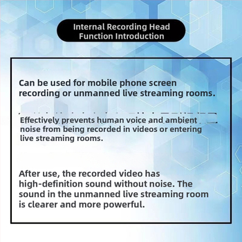 Συσκευή εσωτερικής καταγραφής και εγγραφής οθόνης, Toulson, μοντέλο 002, συμβατή με Apple και Android