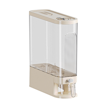 Recipient pentru depozitarea orezului, design îngust și lung, sigilat, rezistent la umezeală și insecte, plastic PP alimentar, capacitate 9-10 L