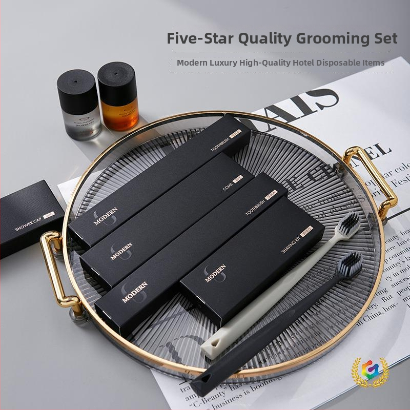 Комплект за еднократни хотелски принадлежности: четка за зъби с паста • Материал: пластмаса • Биоразградим: Да • Произход: Дзянсу • Опаковка: 1000 броя