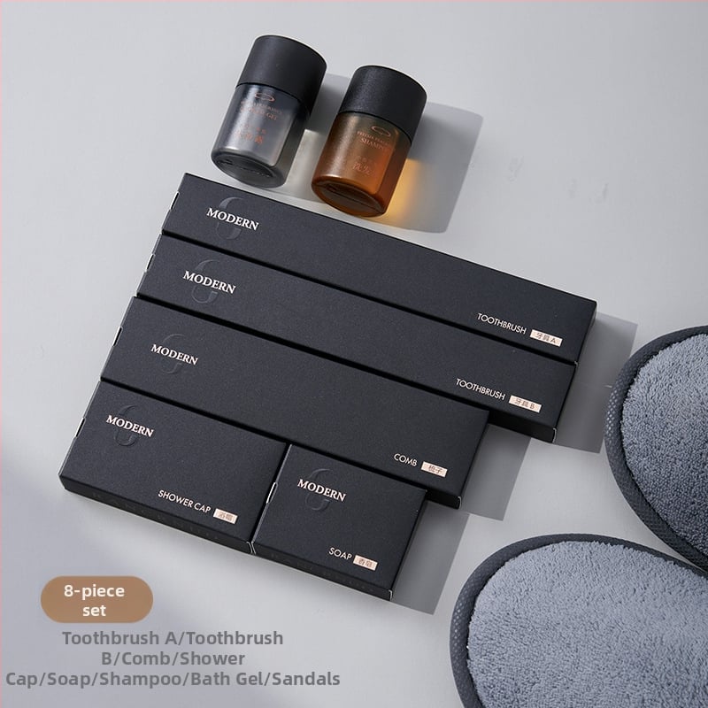 Комплект за еднократни хотелски принадлежности: четка за зъби с паста • Материал: пластмаса • Биоразградим: Да • Произход: Дзянсу • Опаковка: 1000 броя