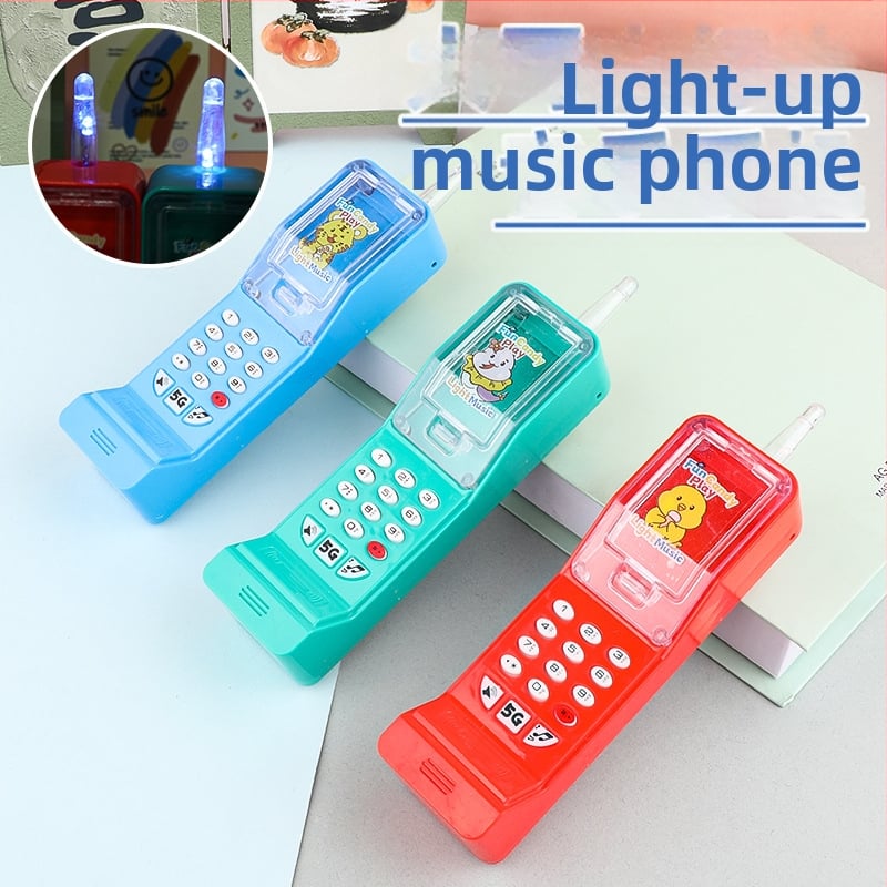 Φωτεινό εκπαιδευτικό τηλέφωνο για παιδιά, Διαδραστικό, Υποστηρίζει γνωστική και οπτική ανάπτυξη καθώς και συντονισμό χεριών-ματιών, Υλικό πλαστικό/καουτσούκ, Ηλικία 4–6 ετών