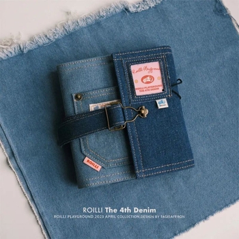 Denim Binder bilježnica – Dowling papir, više od 100 stranica, vezanje Binder, svjež i jednostavan stil