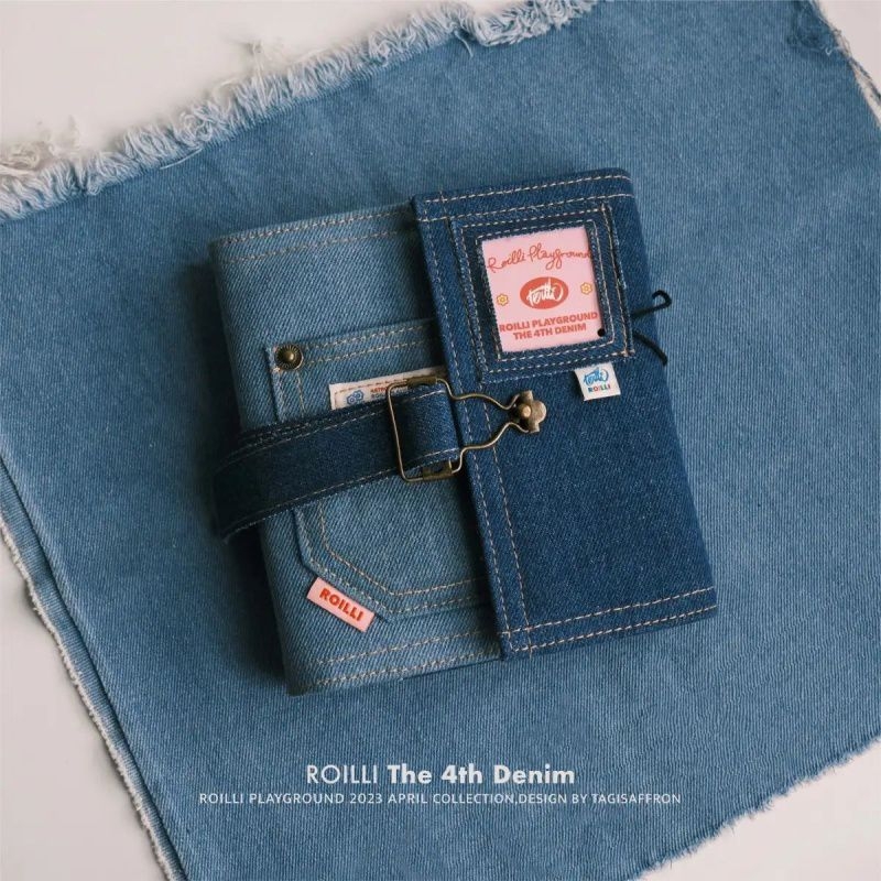 Denim Binder bilježnica – Dowling papir, više od 100 stranica, vezanje Binder, svjež i jednostavan stil