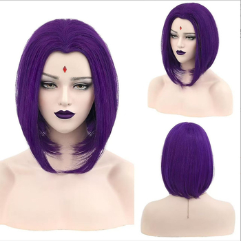 Cosplay paróka, modell 32158, hőálló szálak, hosszú frufru