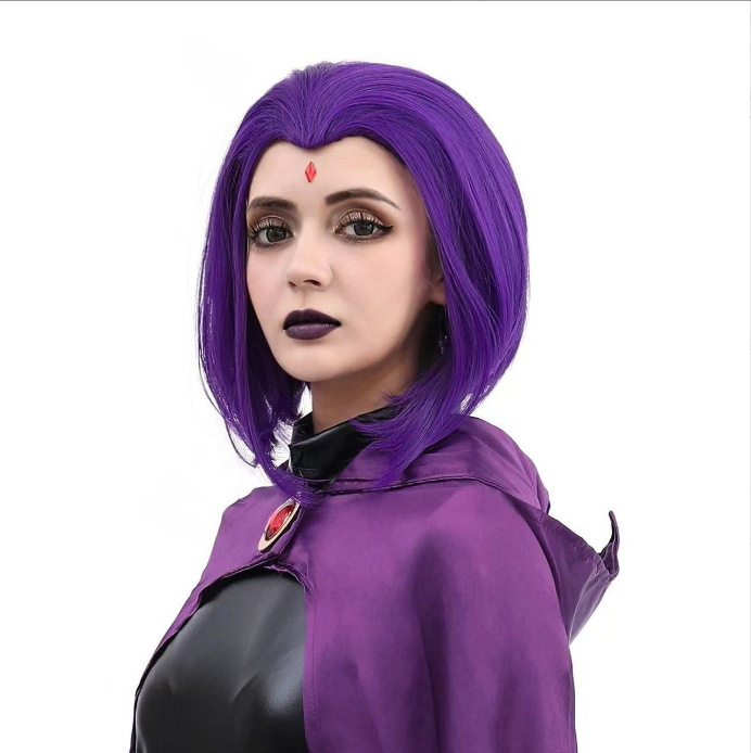 Cosplay paróka, modell 32158, hőálló szálak, hosszú frufru