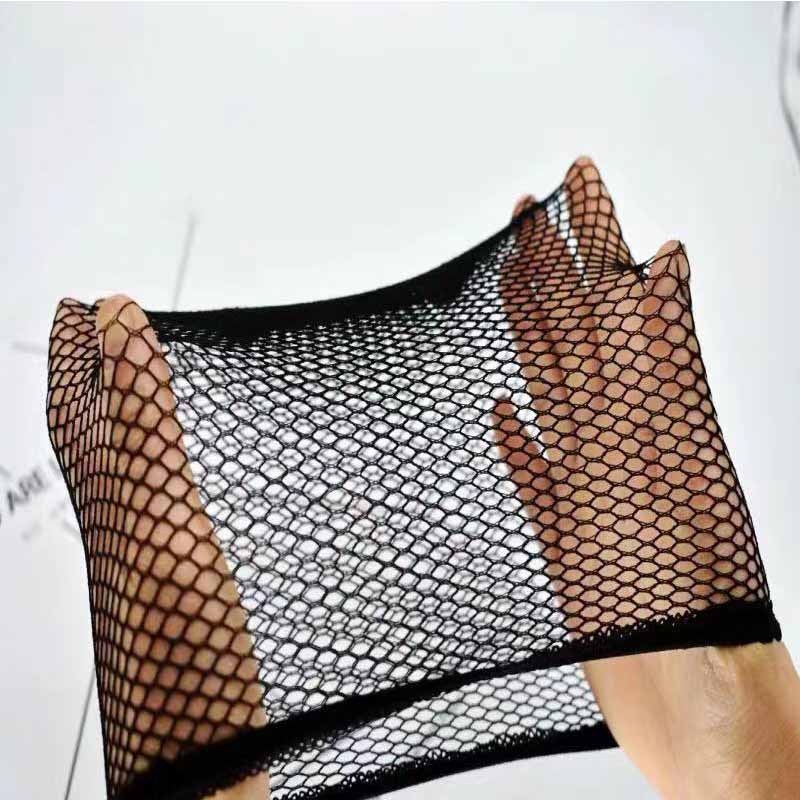 Perika s mrežom za kosu, korejski stil, ravna kosa s kosim pramenima, Materijal kose: domaći svila, Model: mreža za kosu, Značka: mefeer