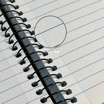 Kaisa spiralni bilježnica, prijenosna američkog stila bilježnica za studente, s odvojivim listovima i debelim papirom