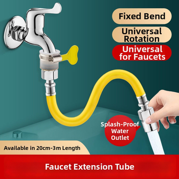 Univerzalni produžni nastavak za slavinu od nehrđajućeg čelika sa zaštitom od prskanja – moderan minimalistički stil