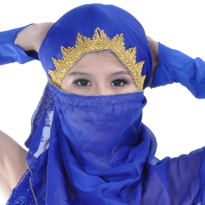 Voal pentru dansul burii - voal, 100% poliester, unisex, model solid, pentru toate anotimpurile