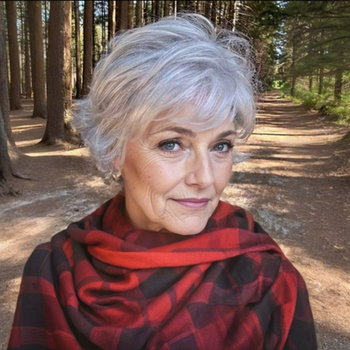 Perucă scurtă dreaptă pentru femei – model 7569, fibre de mătase rezistente la temperaturi înalte, procesare mecanizată, breton lateral