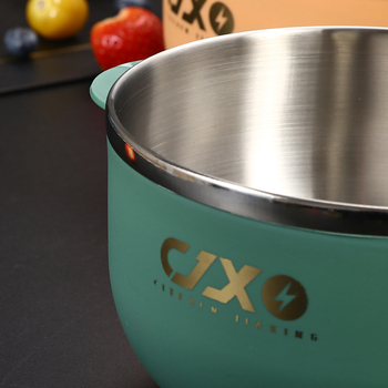 Cutie prânz pentru tăiței cu capac, rotund, din plastic + oțel inoxidabil, izolat, 800–1000 ml, pentru studenți