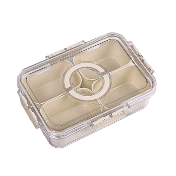 Cutie de depozitare din plastic pentru frigider, etanșă pentru menținerea prospețimii, cu drenaj, pentru refrigerare și congelare