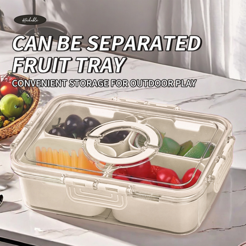 Cutie de depozitare din plastic pentru frigider, etanșă pentru menținerea prospețimii, cu drenaj, pentru refrigerare și congelare