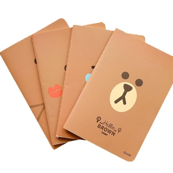 Linebook 01 Notebook cu legare prin adeziv, copertă din hârtie, hârtie interioară specială, 50–100 pagini