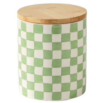 JinTu borcan ceramic sigilat pentru depozitare, cilindric, 800–1000 ml, pentru boabe de cafea, frunze de ceai și cereale