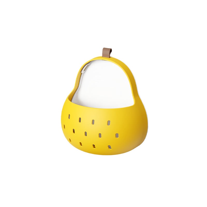 Nástenná skrinka na skladovanie — PP plast, model TH-8115, vzor Qiuyue pear, Colorful fruits séria, kreslený roztomilý štýl