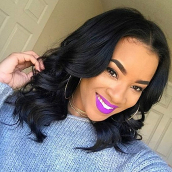 Perucă scurtă bucle, lungime medie, model K38, stil Ruili, fibră rezistentă la temperatură