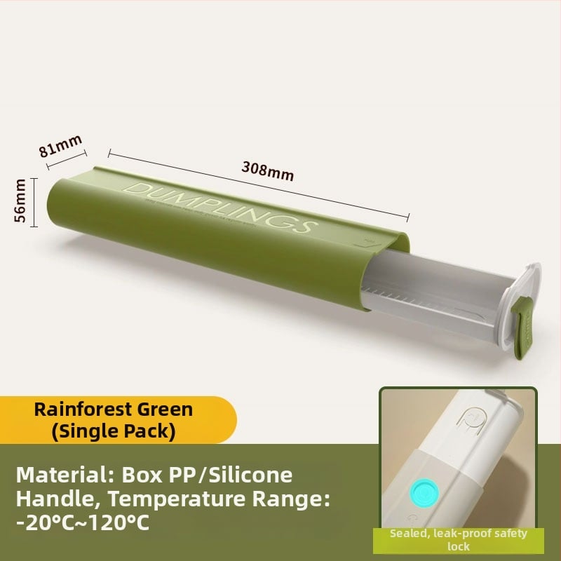 Кутия за дъмплини и вонтон — пластмасова, преносима за съхранение, марка Six Little Foxes, стил прост и нов дизайн