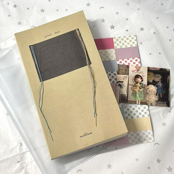 Caiet cu legare lipită, material text PVC, greutate hârtie 2 g/m², până la 50 pagini, stil japonez și coreean