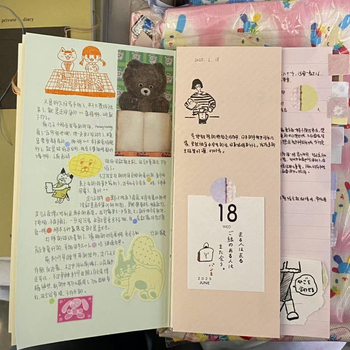 Caiet cu legare lipită, material text PVC, greutate hârtie 2 g/m², până la 50 pagini, stil japonez și coreean