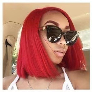 Perucă scurtă dreaptă pentru femei | păr din mătase rezistentă la temperaturi înalte | procesare mecanizată | nu poate fi vopsită sau permenată | Model KZ-ZF001