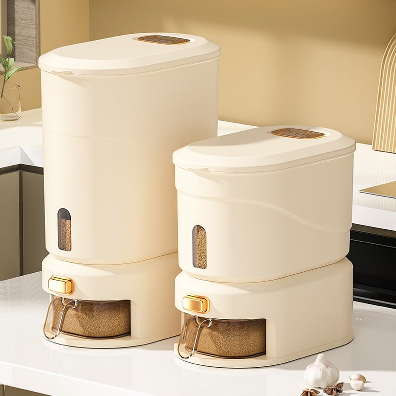 Peng Chao container pentru orez – PP alimentar, sigilabil, rezistent la umiditate și insecte, cu logo imprimat, capacitate sub 4 L