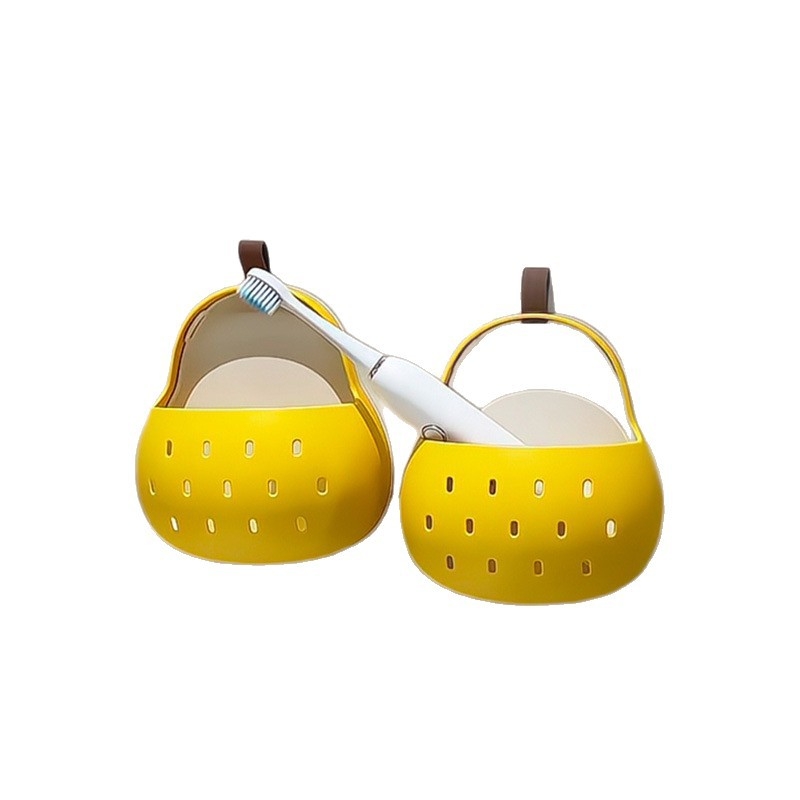 Coș de depozitare magnetic pentru perete, bucătărie și baie, montaj fără găuri, capacitate 1 L, model Qylsnhe