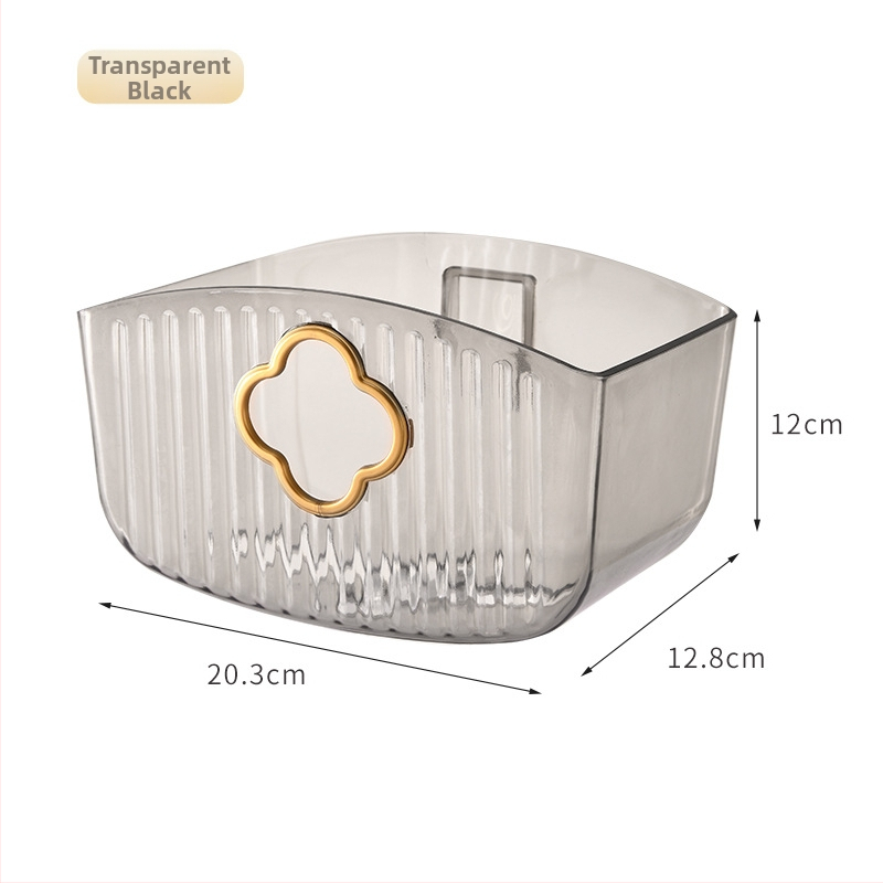 Επιτοίχια θήκη χαρτοπετσετών χωρίς διάτρηση και αποθήκευση πετσέτας προσώπου, πλαστικό πολυλειτουργικό κουτί, μοντέλο 8375