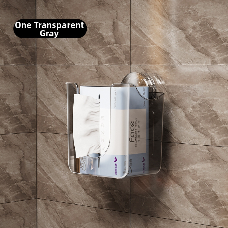 Κουτί χαρτοπετσέτων με εξάρτημα αναρρόφησης, πλαστικό αποθηκευτικό κουτί τοιχου για υγρά μαντηλάκια, πολυχρηστικό