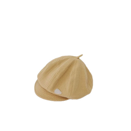 Perucă cu pălărie integrată pentru pictori, păr scurt buclat, model 008, finisaj satin, păr din mătase autohtonă, nu se poate vopsi sau perma