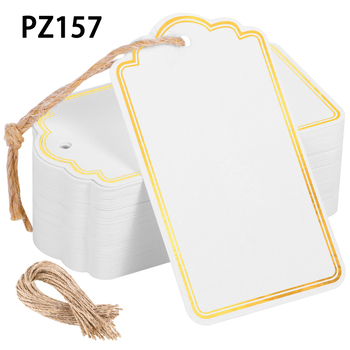 Етикети за окачване – DIY празни, фолио, крафт хартия, сърцевидни, персонализируеми