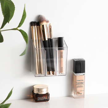 Nástenná rozdeľovacia skrinka na kozmetiku (Model 9005; PET plast; priehľadný; ukladanie)