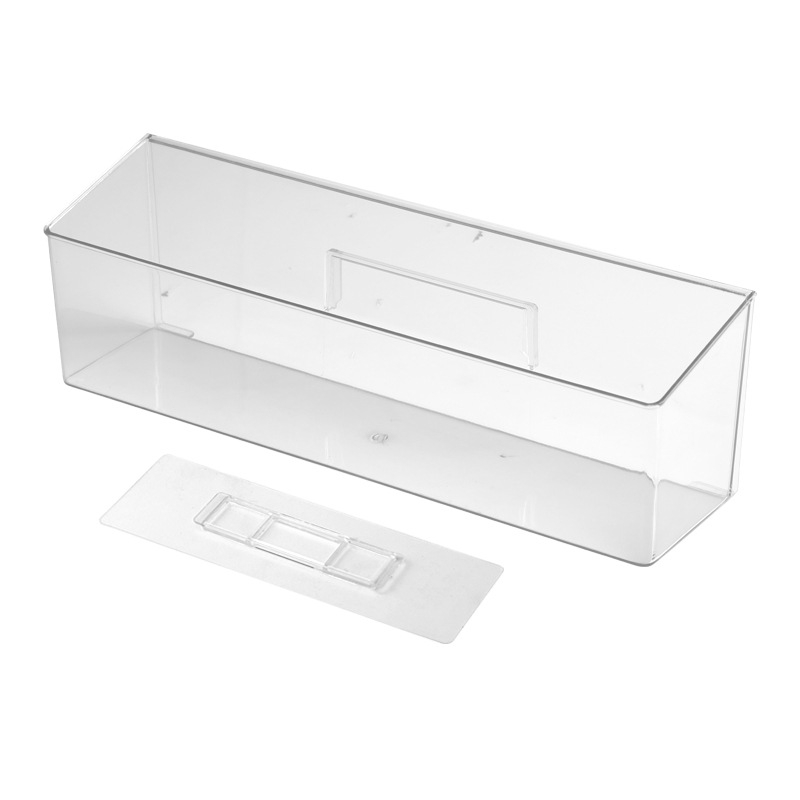 Nástenná rozdeľovacia skrinka na kozmetiku (Model 9005; PET plast; priehľadný; ukladanie)