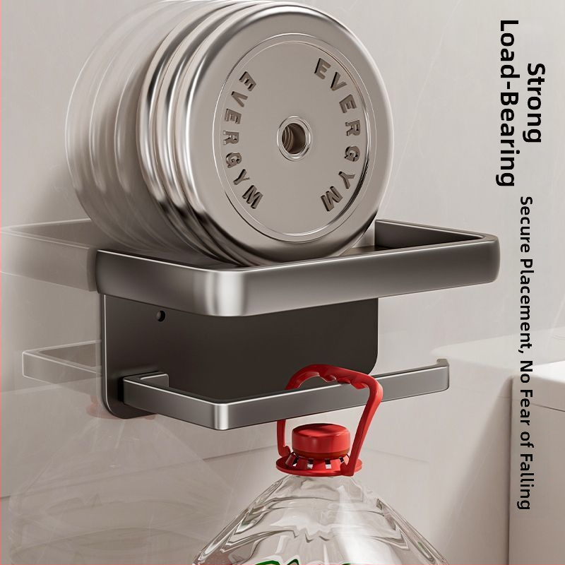 Τοίχου Δοχείο Χαρτιού Μπάνιου – χωρίς τρύπες, αδιάβροχο, πολλαπλών χρήσεων, υλικό: ανθρακούχος χάλυβας + αλουμίνιο