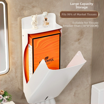 Κουτί χαρτοπετσέτας τοίχου – αδιάβροχο, PP υλικό, μοντέλο F6430, για μπάνιο