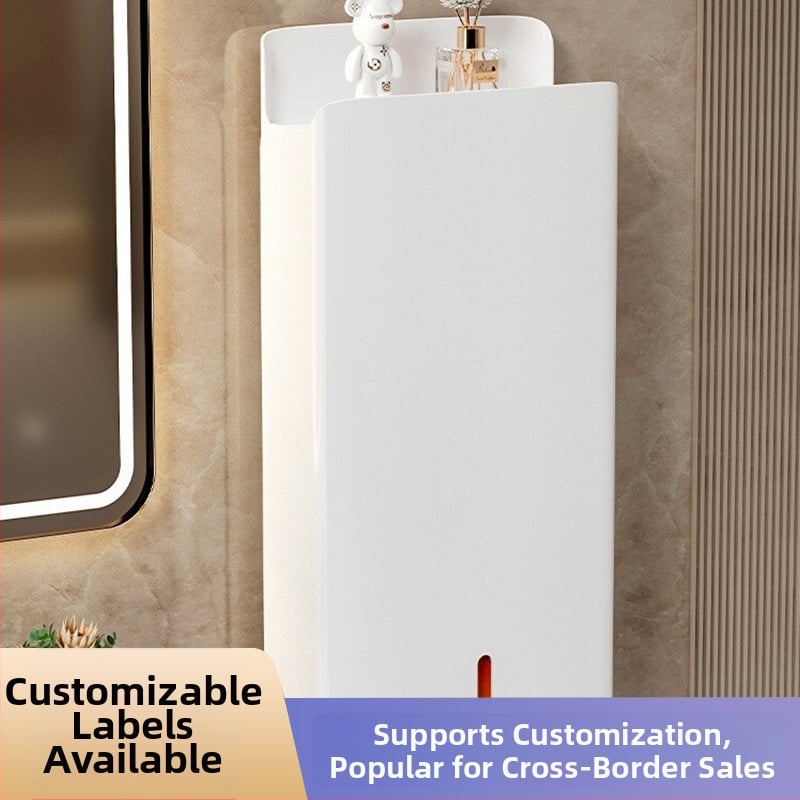 Κουτί χαρτοπετσέτας τοίχου – αδιάβροχο, PP υλικό, μοντέλο F6430, για μπάνιο