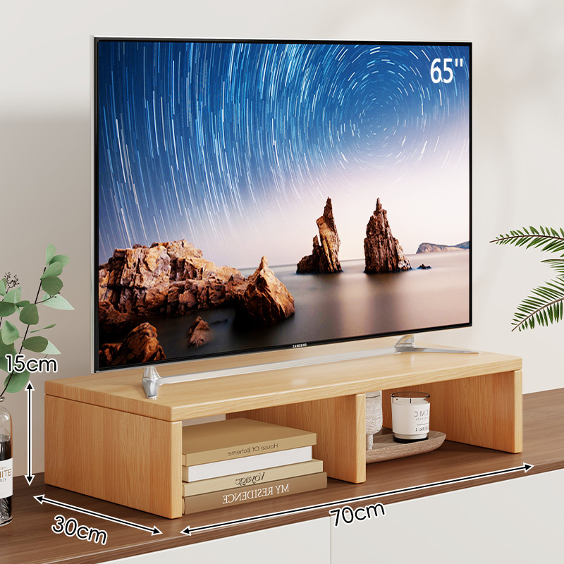 Mugg dvoetažni stolni podizač za TV i monitor s prostorom za pohranu