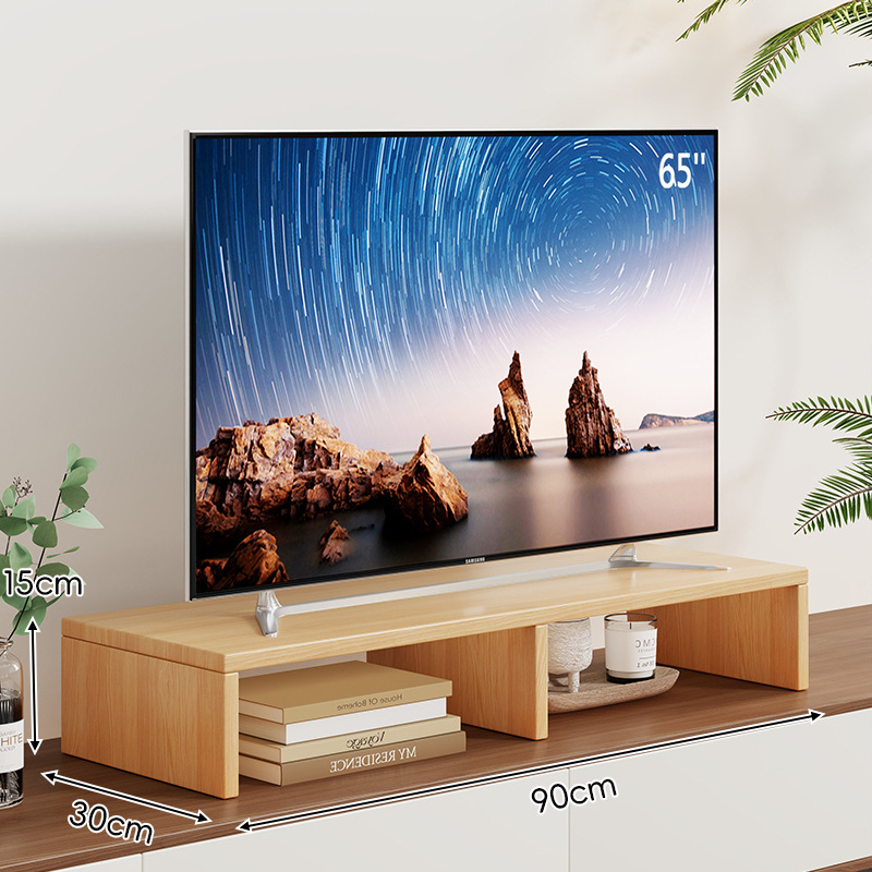 Mugg dvoetažni stolni podizač za TV i monitor s prostorom za pohranu