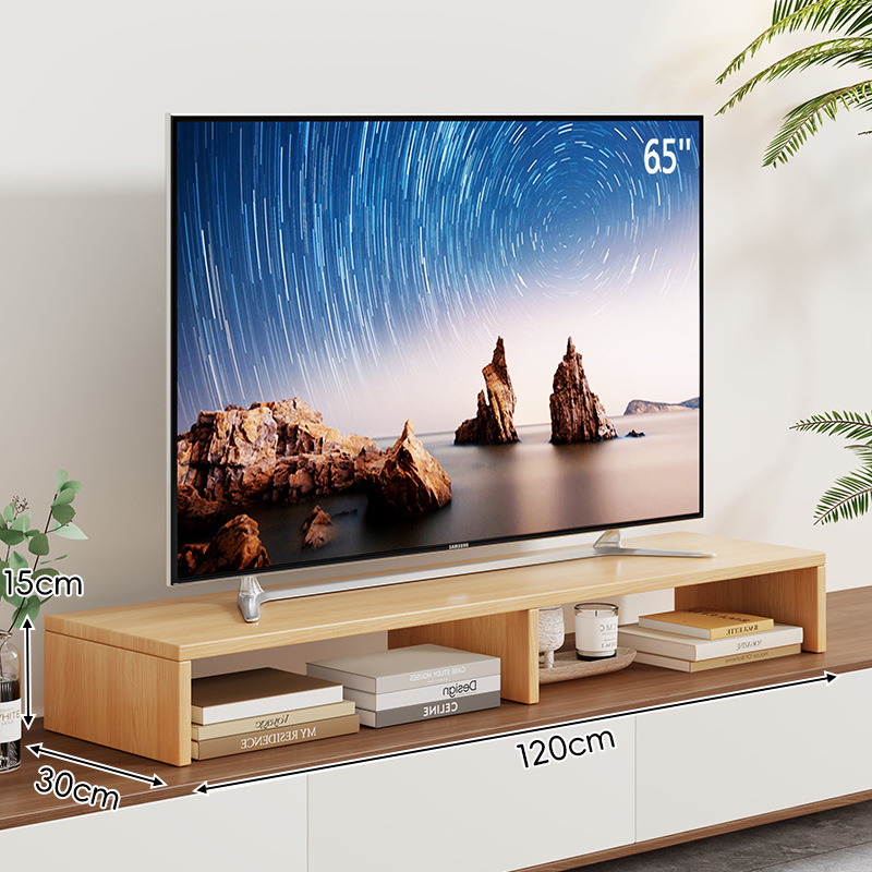Mugg dvoetažni stolni podizač za TV i monitor s prostorom za pohranu