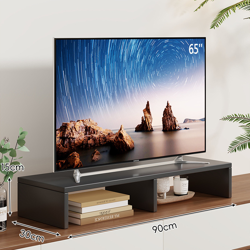 Mugg dvoetažni stolni podizač za TV i monitor s prostorom za pohranu