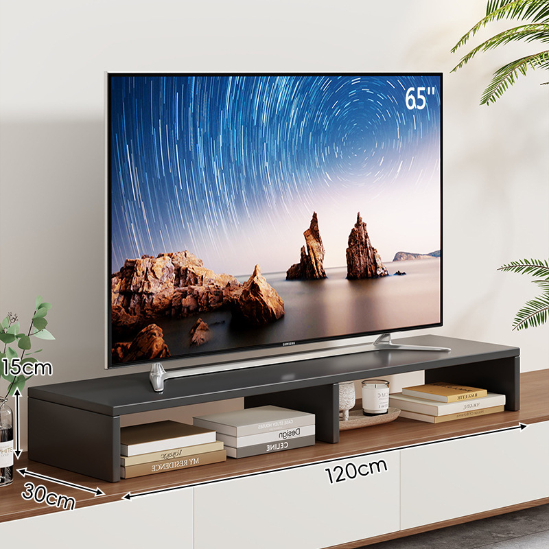 Mugg dvoetažni stolni podizač za TV i monitor s prostorom za pohranu