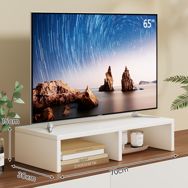 Mugg dvoetažni stolni podizač za TV i monitor s prostorom za pohranu