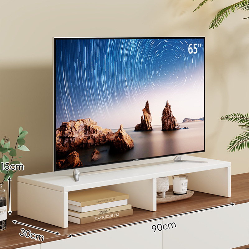Mugg dvoetažni stolni podizač za TV i monitor s prostorom za pohranu